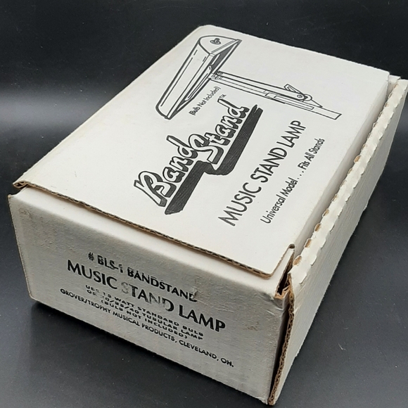 BLS-1 Universal Band Stand Music Stand Lamp Vintage Clip-On Style In Box Works - Picture 7 of 7